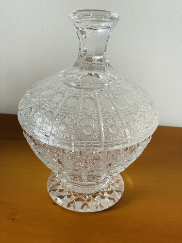 Vaso porta caramelle cristallo