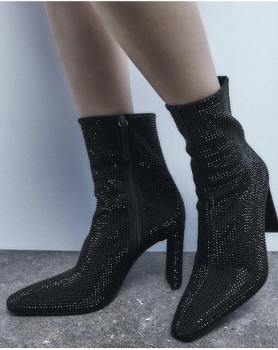 Zara stivaletti tacco alto con - zara,