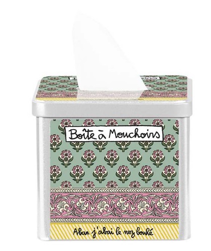Porta fazzoletti metallo - porta,