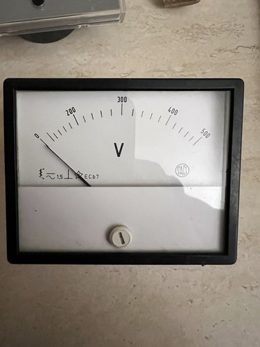 Voltmetro analogico - , da