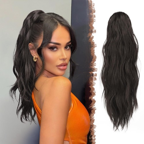Feshfen ondulato coda capelli - ondulato,