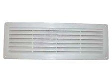 GRIGLIA AERAZIONE RETTANGOLARE IN PLASTICA- - cm.38X15h. - 5 pezzi