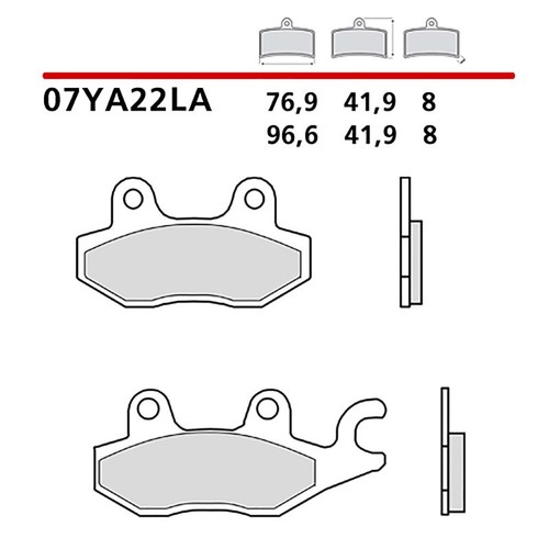 Brembo kit pastiglie - kit,