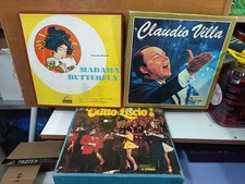 Claudio Villa/Madame Butterfly/Tutto Liscio/Dischi 33 Giri Cofanetto Lotto