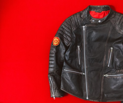 Giacca moto bsa uomo - bsa, pelle