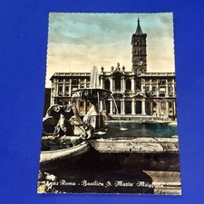 ROMA BASILICA S. MARIA MAGGIORE  VIAGGIATA CARTOLINA SOUVENIR