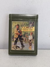 Vintage (scatola aperta nuova) L.L. Carte da gioco Bean Premium pesca con nostalgia del nonno 