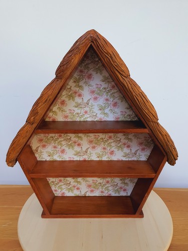 Vetrina legno vintage curio - legno,