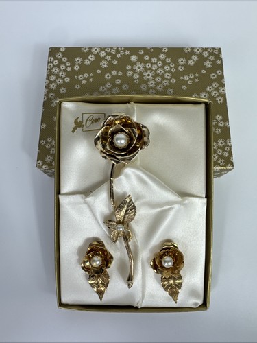 Spilla orecchini vintage - spilla, e