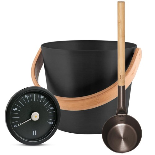Secchio sauna mestolo