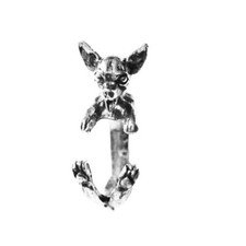 Anello cane chihuahua retrò