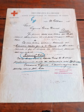 Original 1919 Red Cross Letter – WW1 Austro-Hungarian POW Death Notification