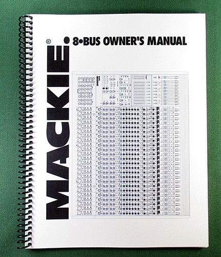 Manuale uso mackie bus - mackie, 8