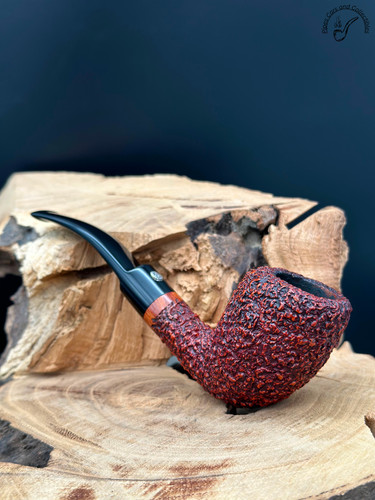 Pipa fumo rusticata - pipa, mastro
