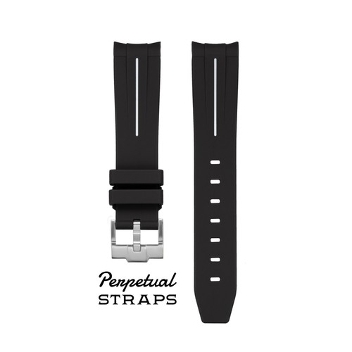 Black accent cinturino - black,