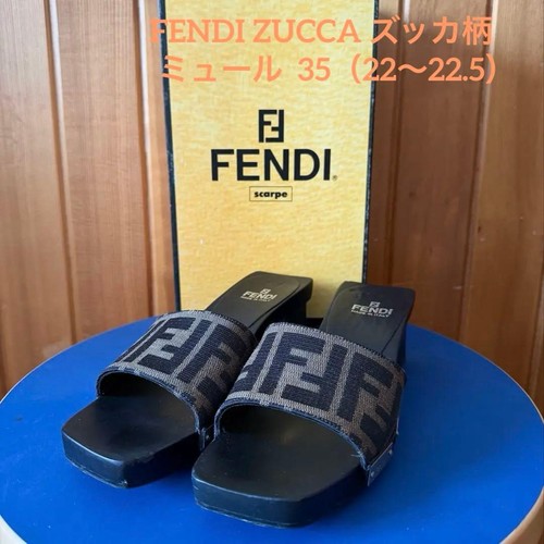 Rari sandali fendi zucca mules - rari,