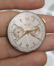 CHRONOGRAPH NETRA  LANDERON 248 OROLOGIO  UOMO VINTAGE MOVEMENT WATCH MONTRE UHR
