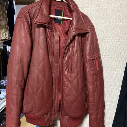 Giacca pelle avirex l - giacca,