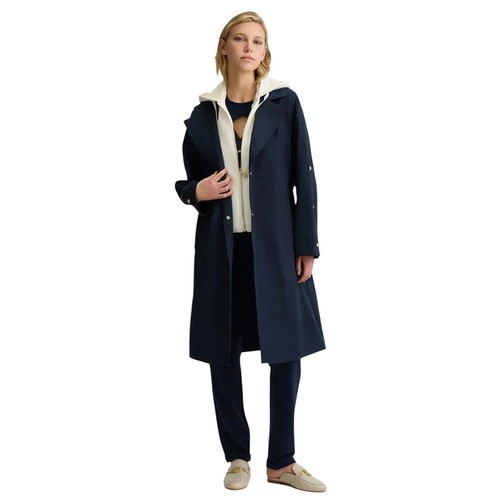Cappotto donna blu notte liujo - notte,