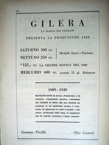 Pubblicita gilera produzione - pubblicita,