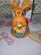 Thun Addobbo Campanella Con Pulcino Arancione Limited Ed. 2022 Pasqua C Scatola