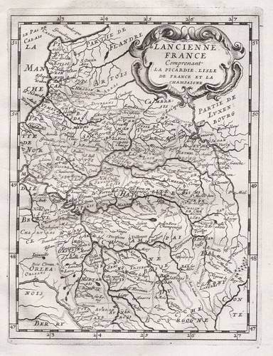 Francia carta mappa - francia,