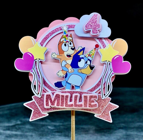Cake topper compleanno