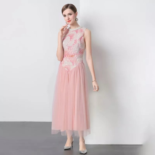 Vestito romantico rosa - romantico,