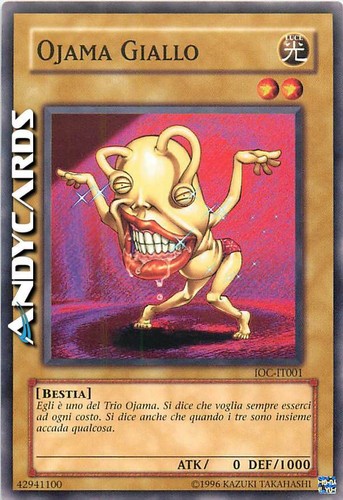 Ojama giallo - ojama, •