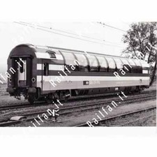 Ferrovie. Foto originale treno. Carrozza di 1a classe panoramica SBB-CFF-FFS 