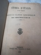 STORIA D'ITALIA AD USO QUINTA