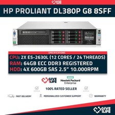 Rack server dl380p 8sff - g8,