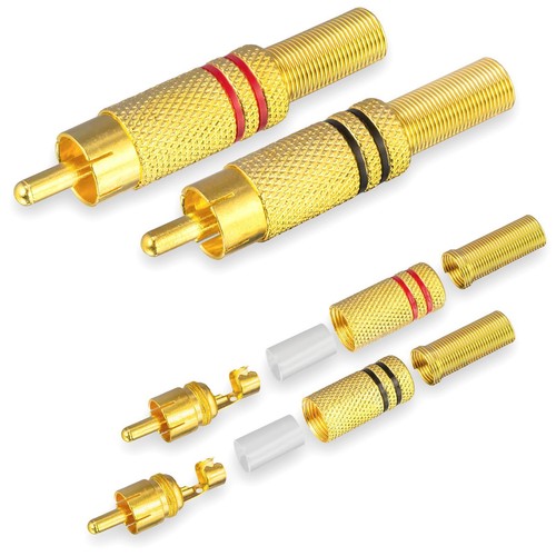 Connettore rca metallo - connettore,