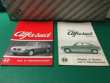 ALFA ROMEO LIBRETTO USO E MANUTENZIONE ALFASUD + ALLEGATO X NORMALE 07-74+06/75
