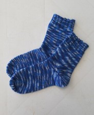 Calzini di lana, fatti a mano, taglia 26-27 (17 cm) circa 4 - 4.5 anni