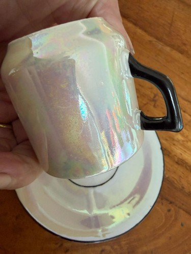 Art deco lustreware - deco, coffee