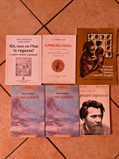 6 libretti vintage pensieri poesie fiabe storie d’autore anni 60-90