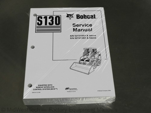 Bobcat s130 skid steer loader - skid,