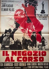 IL NEGOZIO AL CORSO-Manifesto affiche originale-2F-Ebraismo-1967-