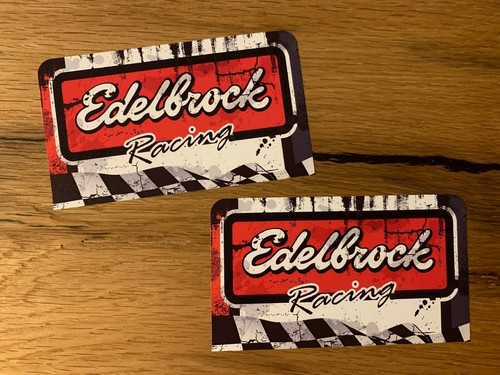 Edelbrock racing aufkleber - edelbrock,