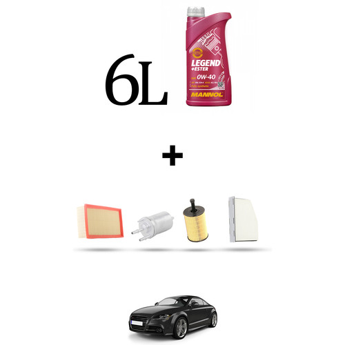 Hoffcar kit tagliando filtri - kit, 4