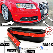 SPOILER Adesivo PER Audi A4 B5-B6-B7 Lama SOTTO PARAURTI o MINIGONNE Nero