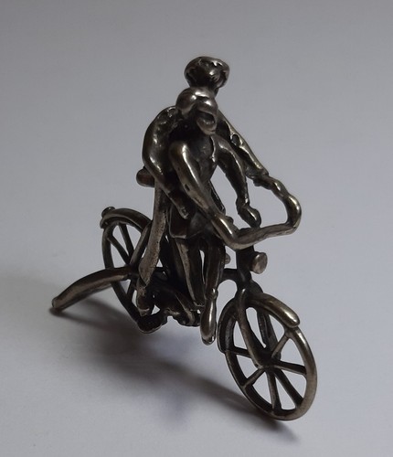 Miniatura bicicletta con - miniatura,