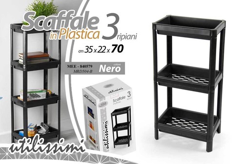Scaffale mobile portaoggetti - portaoggetti, 3