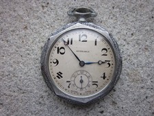 OROLOGIO DA TASCA ADMIRABLE SWISS ART DECO VINTAGE CIPOLLA X TASCHINO TASCABILE