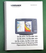 Lowrance LCX-27c Instruction