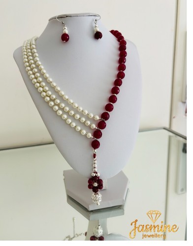 Splendido set collana - , perle