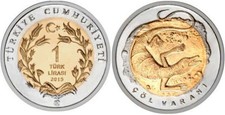 TURQUIA  1 lira turca 2015