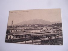 Varese - panorama e stazione tram elettrici + treno - non spedita f. p. 