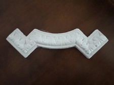 Stucco Cornice Fregio in gesso bianco decorazione muro soffitto <f>